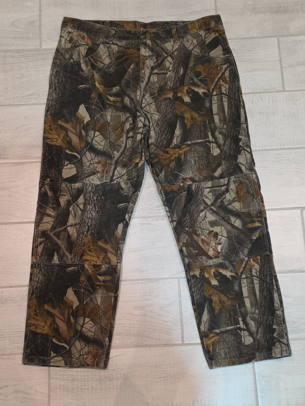 Wrangler Realtree Camo Jeans Men's Sz 40x30 Vtg Relaxed Fit Reinforced Knee